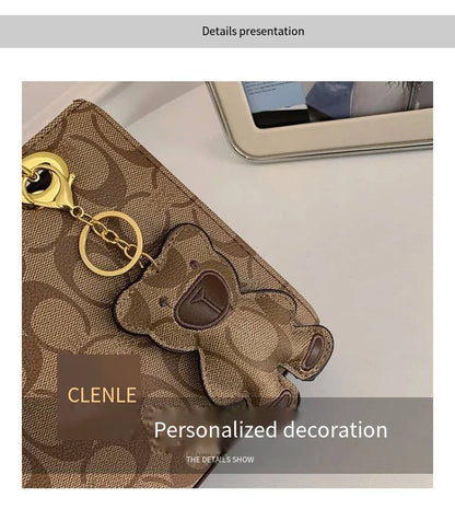 Vintage Monogram Handbag with Bear Charm
