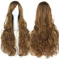 Soowee Curly Long Green Synthetic Hair Wig for Women