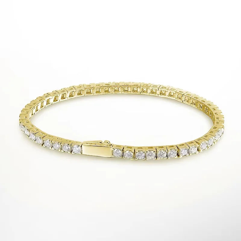 Moissanite Tennis Bracelet in 925 Sterling Silver