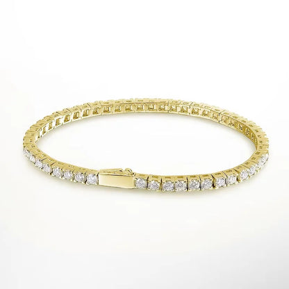 Moissanite Tennis Bracelet in 925 Sterling Silver