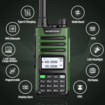 BaoFeng M-13 PRO V2 High Power Multi Band Walkie Talkie