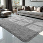 VIKAMA Pink Polyester Bedroom Carpet - Soft Plush Rug