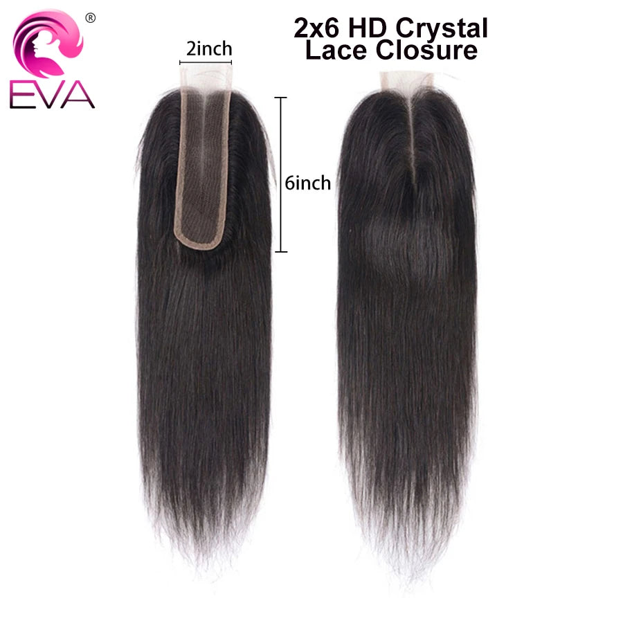 Eva 5x5 HD Lace Closure Straight Human Hair Closure