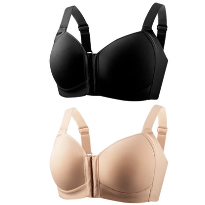 FallSweet Women's Wireless Bralette Front Closure Thin Cup