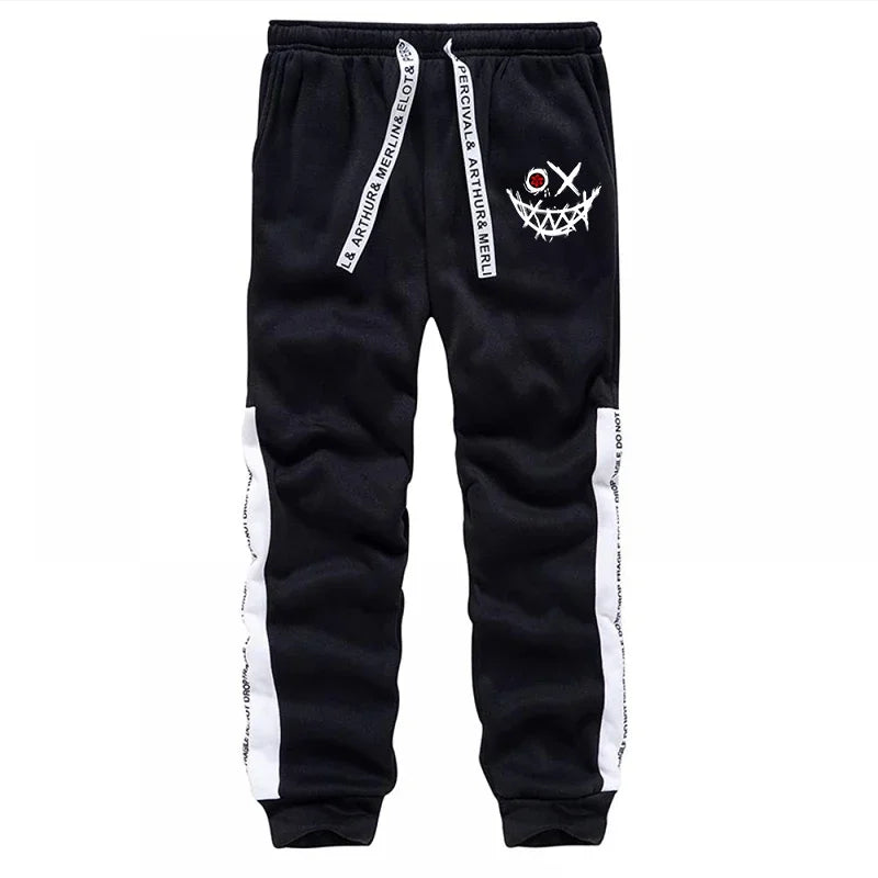 Mens Printed Tracksuit Casual Hoodie and Sweatpants