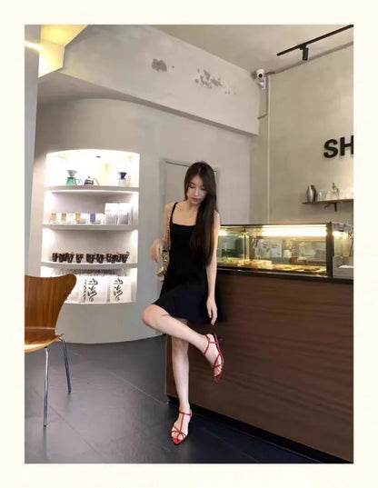 Women Gladiator Sandals with Thin Heels for Parties