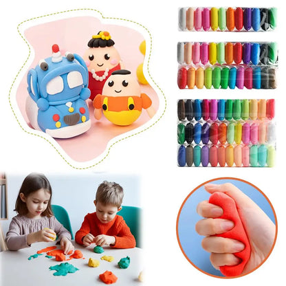 Air Dry Clay Set for Children Non-Toxic Eco-Friendly