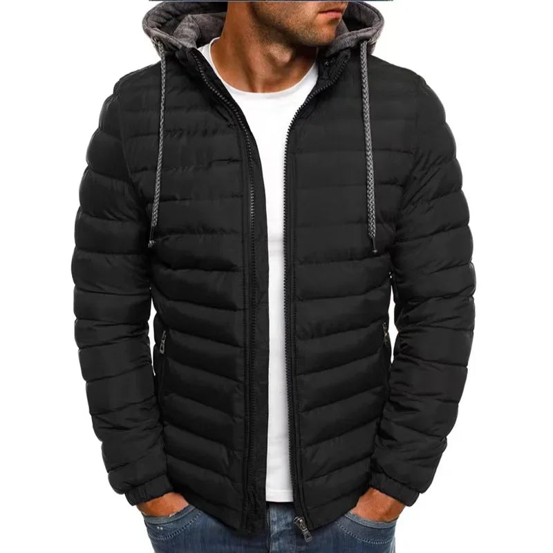 Hooded Zipper Jacket for Outdoor Leisure Sports
