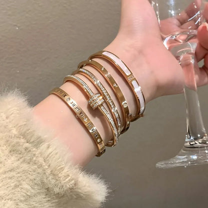 Titanium Steel Starry Sky Bracelet for Women