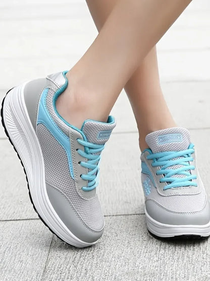 Women Vulcanized Sneakers Shoes Blatform Plus Size
