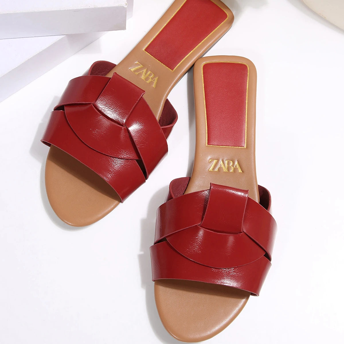 Summer Women Flat Open Toe Slippers