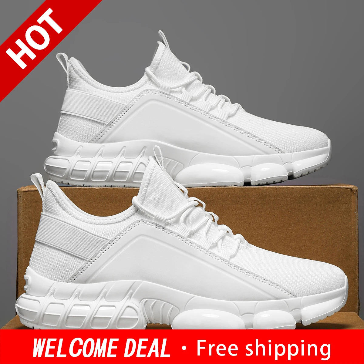 Men's Breathable Lightweight Casual Shoes