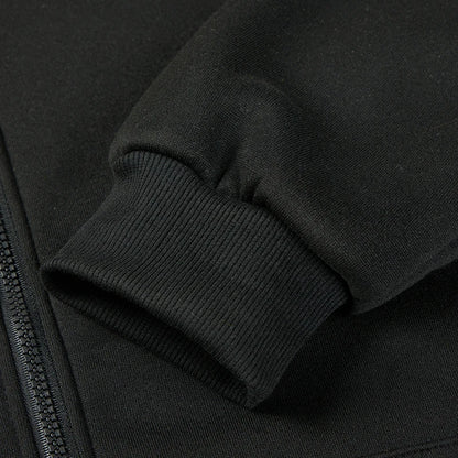 Men's Casual Long Sleeve Zipper Hoodie Jacket