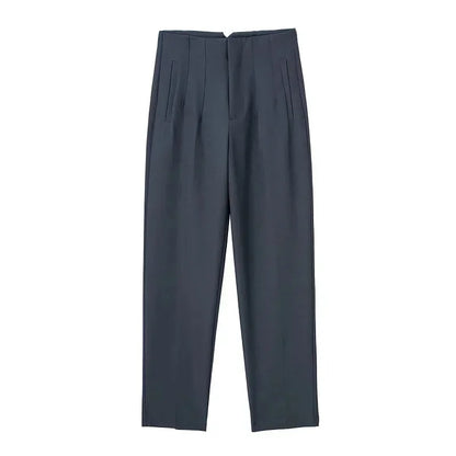 High Waist Pencil Pants for Women in Black and Pink