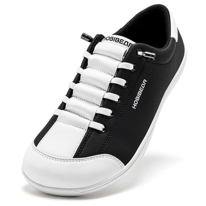 HOBIBEAR Unisex Barefoot Wide Toe Sneakers Artificial Leather