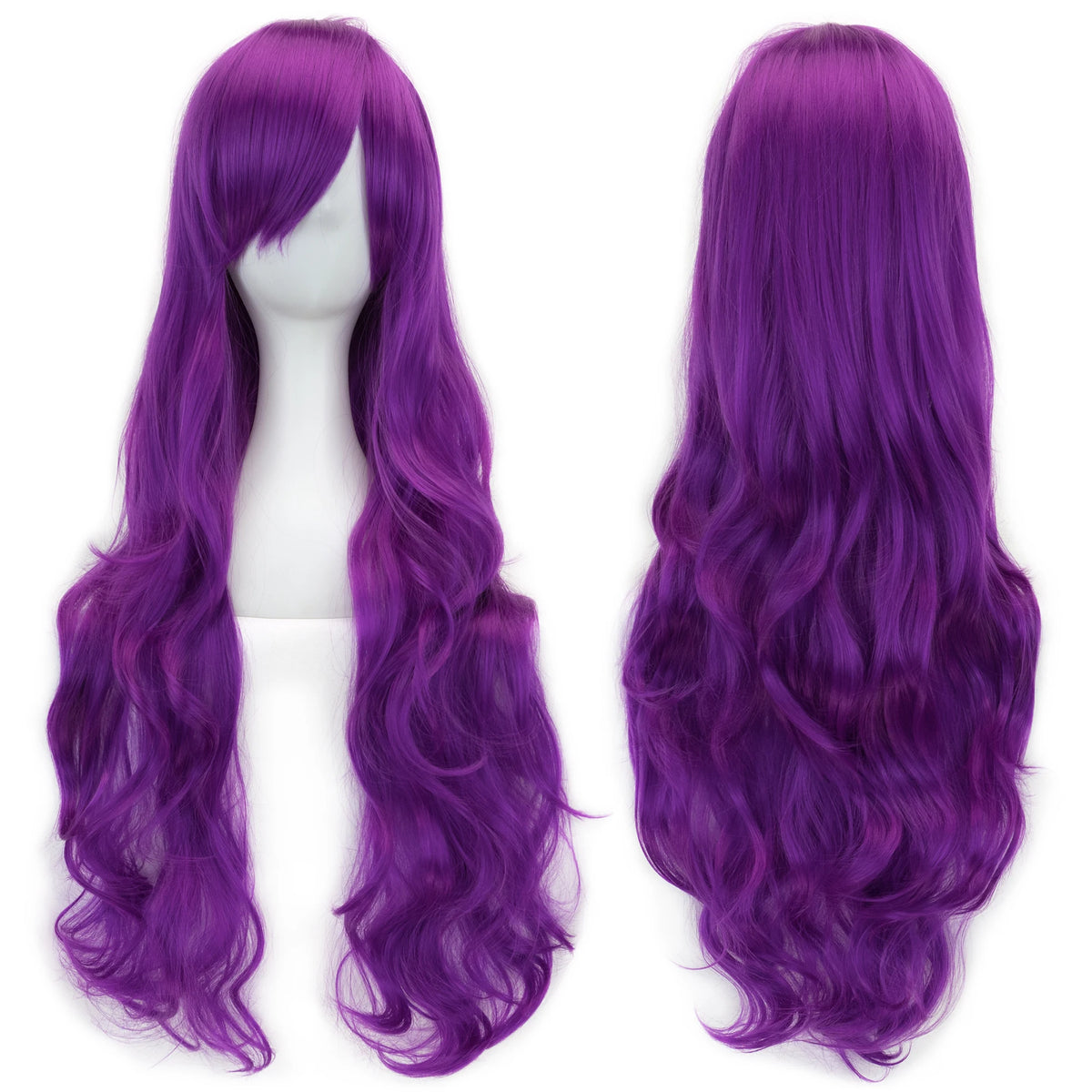 Soowee Curly Long Green Synthetic Hair Wig for Women