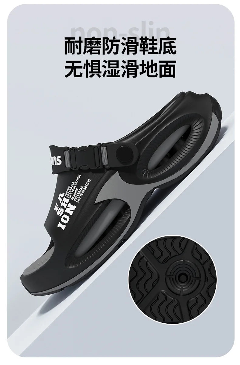 Men's EVA Thick Sole Non-Slip Shower Sandals