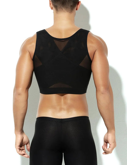Men's Compression Corset Vest for Gynecomastia