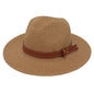 Straw Panama Sun Hat for Women Beach Leisure