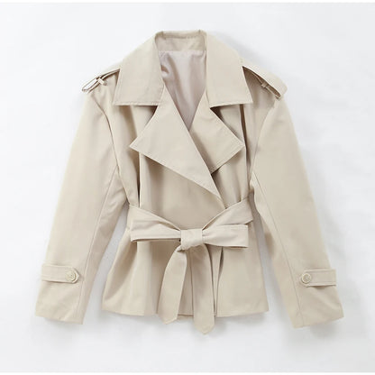 Women's Windproof Trench Coat Loose Fit Overcoat