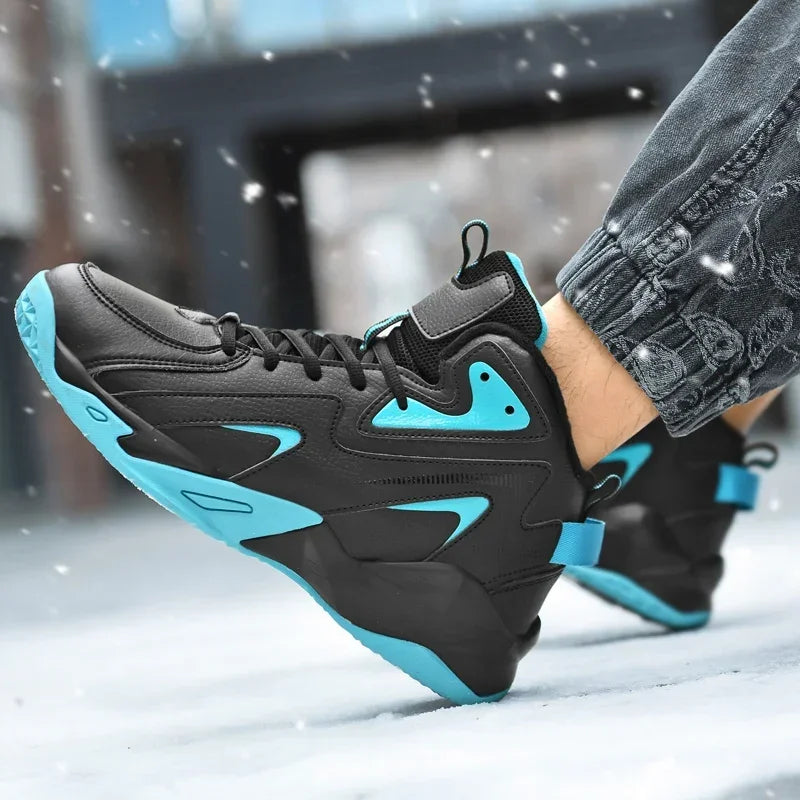 Men's Breathable Casual Sneakers with Lace-Up Closure