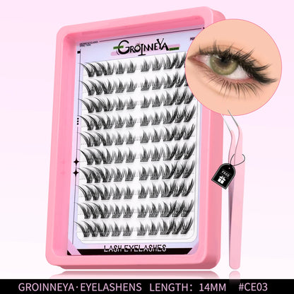 GROINNEYA C-Curl Cluster Eyelashes