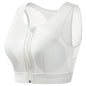 Plus Size Padded Front Closure Sports Bra for Women