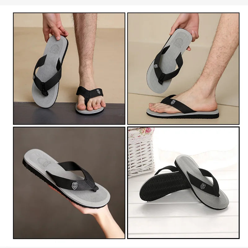 Men's Summer EVA Flip Flops Non-Slip Casual Slides