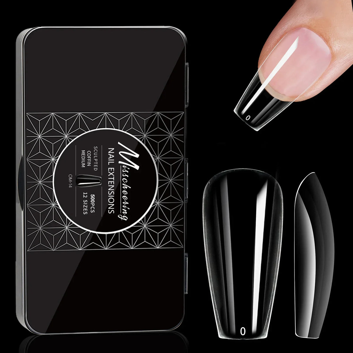 Soft Gel Full Cover Almond Fake Nails Box