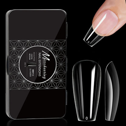 Soft Gel Full Cover Almond Fake Nails Box