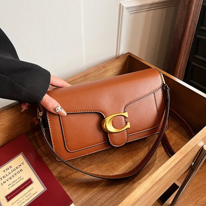 Women's Solid Color Small Square Shoulder Bag