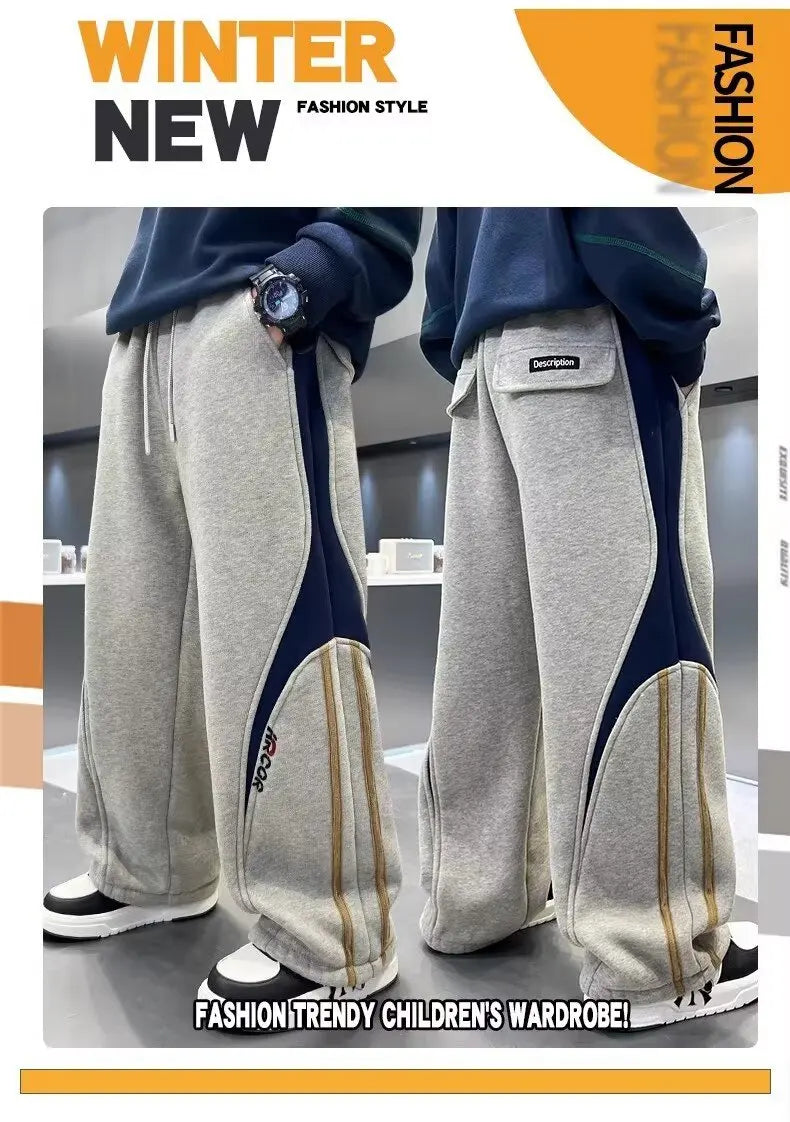 Boys Cargo Pants Spring Autumn Sport Trousers