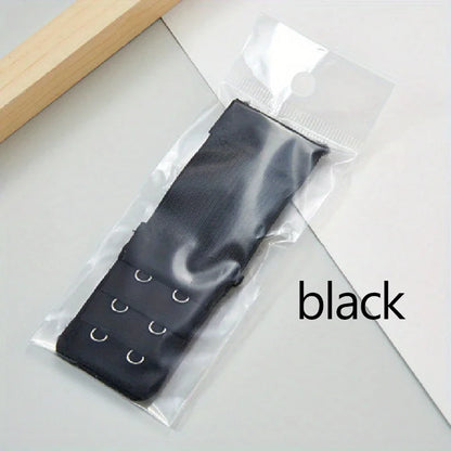2 Hooks Elastic Bra Extenders for Women, Polyester
