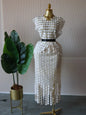 Women Cutout O-neck Crop Top and Bodycon Maxi Skirt Set