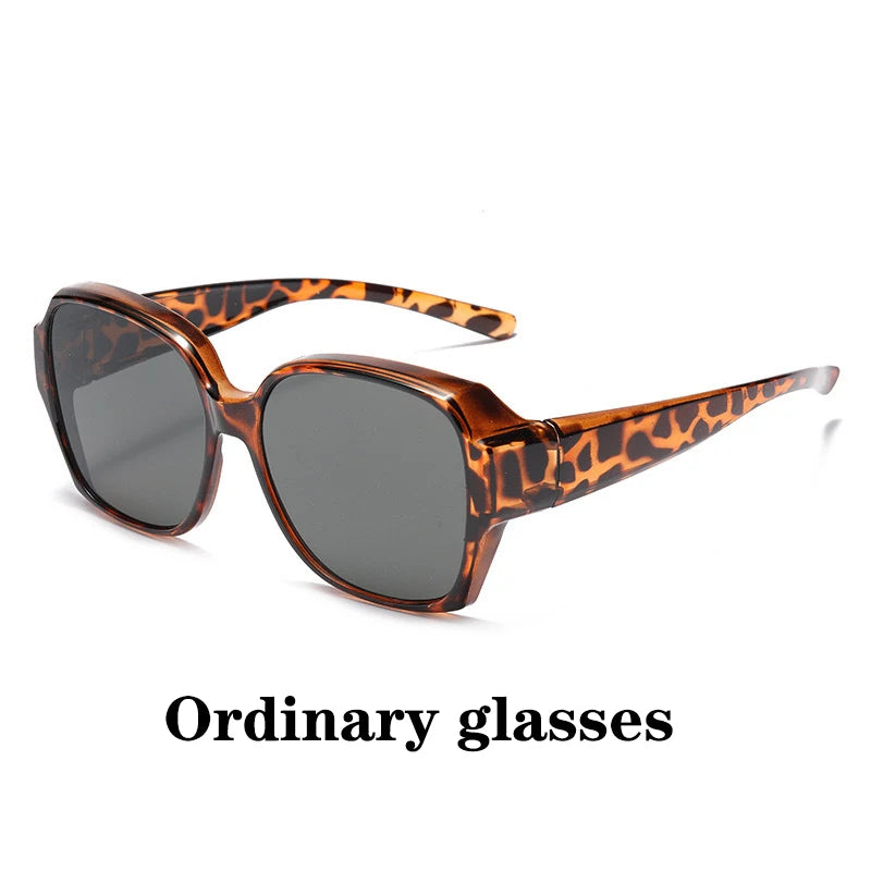 Round Polarized Sunglasses for Prescription Glasses
