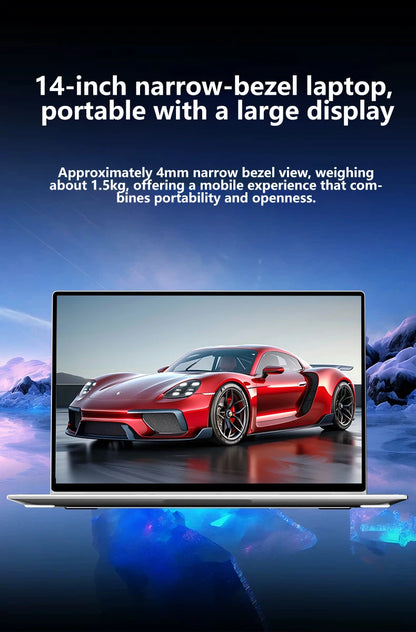 LENO 14.1 Inch Ultra Slim Laptop Windows 11 16GB 2TB SSD