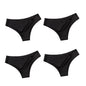 4PCS Seamless Brazilian Panties Cool Ice Silk Low Waist