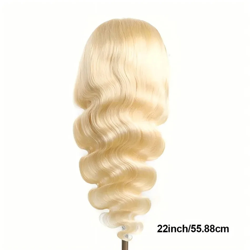 613 Body Wave Lace Frontal Wig Human Hair Blonde 30 Inch