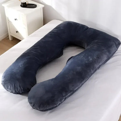 Full Body Pregnancy Pillow 130x70cm Polyester Fiber