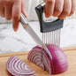 Stainless Steel Onion Slicer Holder and Meat Tenderizer