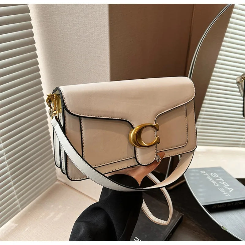 Women's Solid Color Small Square Shoulder Bag