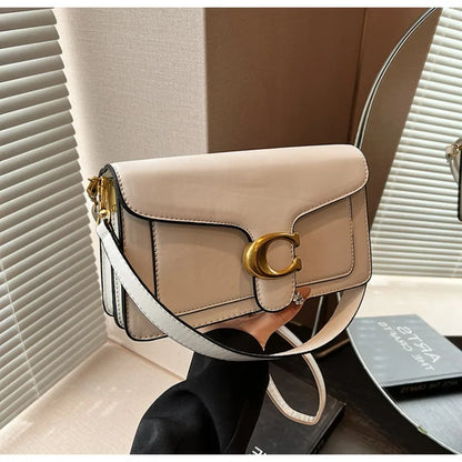 Women's Solid Color Small Square Shoulder Bag