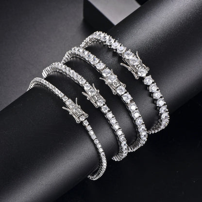 Moissanite Tennis Bracelet in S925 Sterling Silver