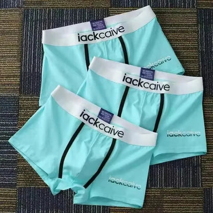 Cotton Boxer Shorts for Men 3Pcs Breathable Underwear