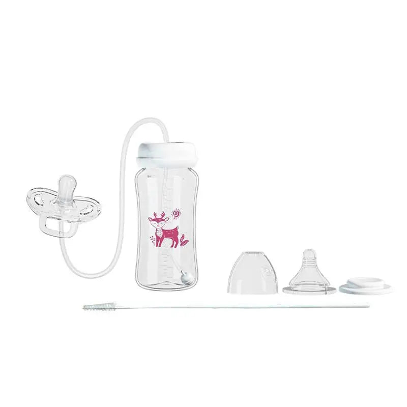 300ML Wide-neck Baby Bottle with Anti-Drop Gravity Ball