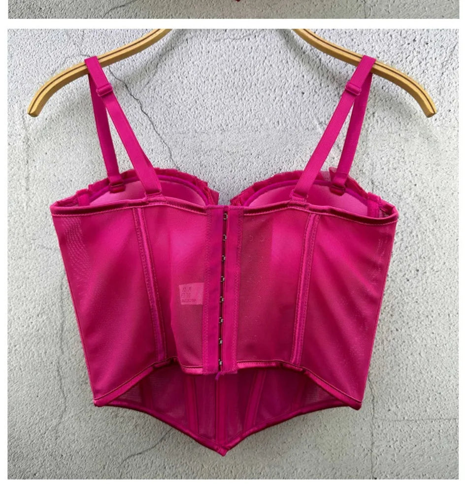 Y2k Women Camisole Tops Slimming Lingerie