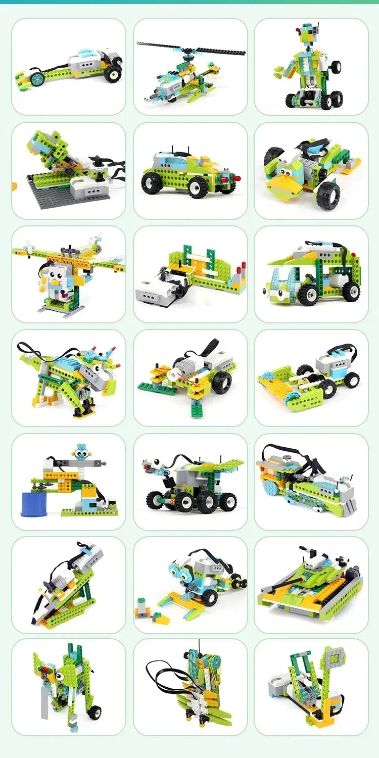 STEM Building Blocks Kit 280pcs with Electronic Sensors