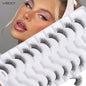 YSDO 5/10 Pairs Natural Soft Black Half Lashes