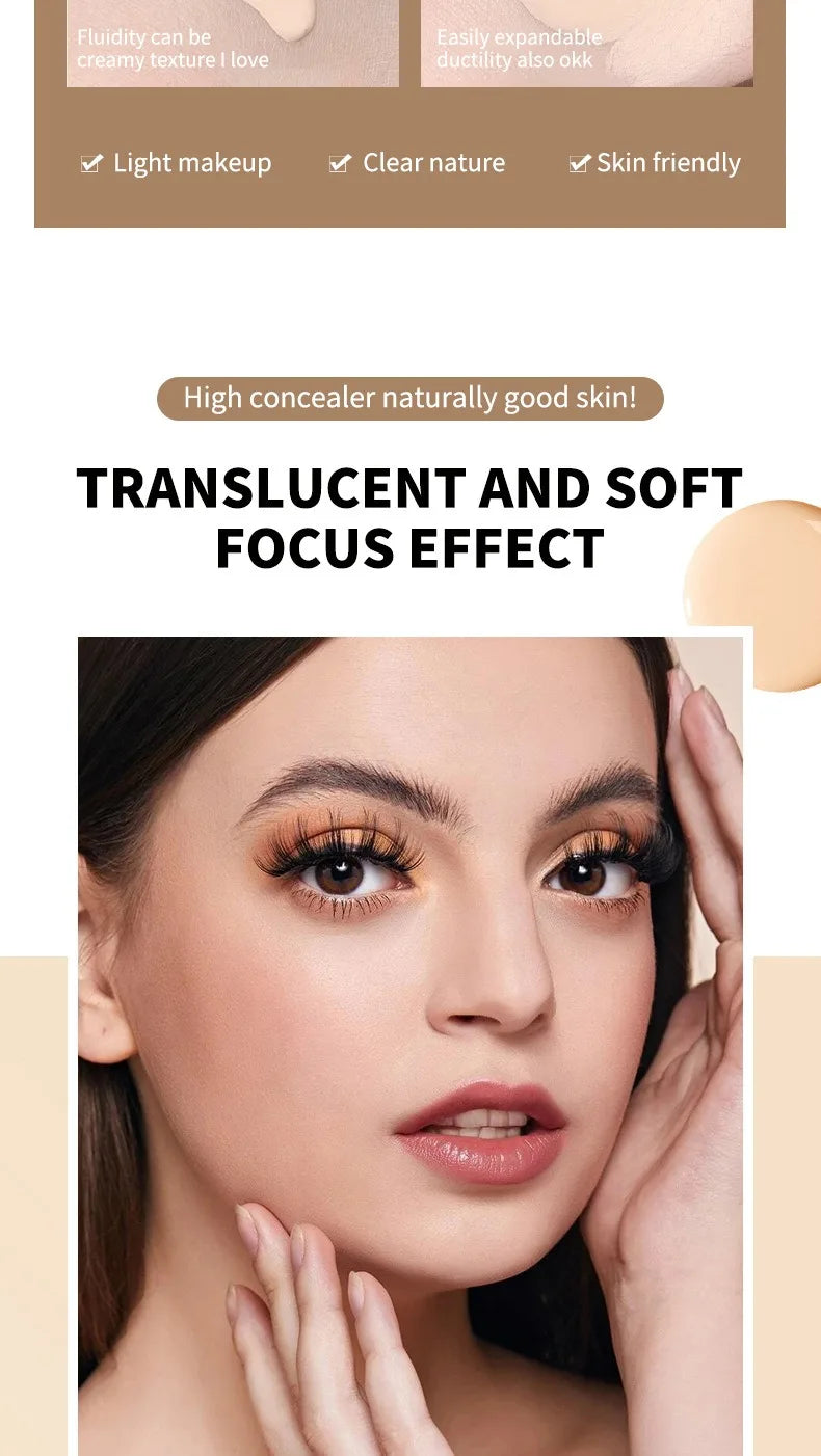 Color Changing Foundation Concealer Long Lasting Moisturizing