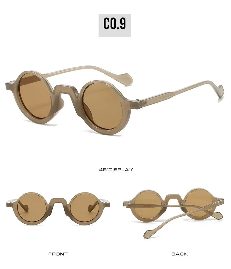 Retro Round Sunglasses for Casual Travel